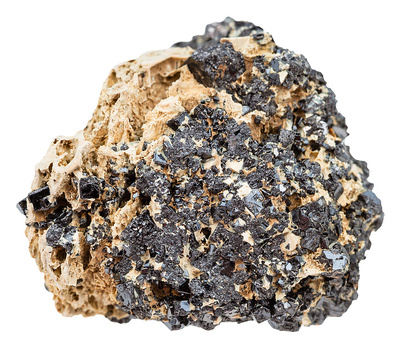 深色花岗岩背景上的未加工萤石 天然矿物岩石标本的宏观拍摄与加工初探